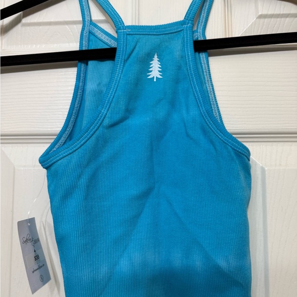 Sakron & Shaw Size Small tie dye top turquoise- NWT - Picture 3 of 3